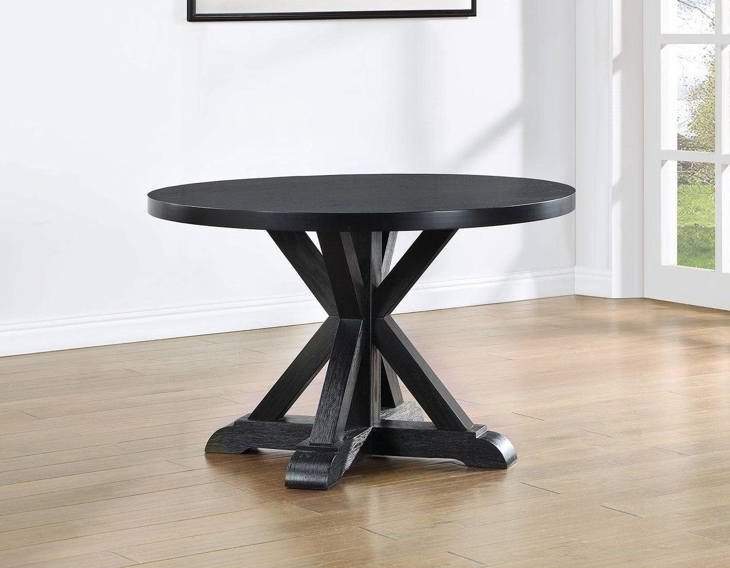 Molly Round Dining Table Black