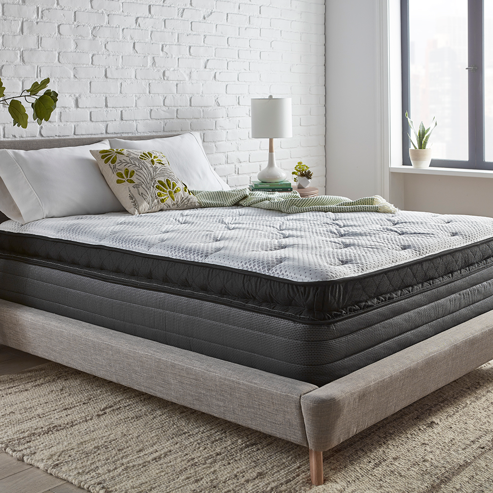Graphite Ice, Pillow Top, Plush (PIS125)
