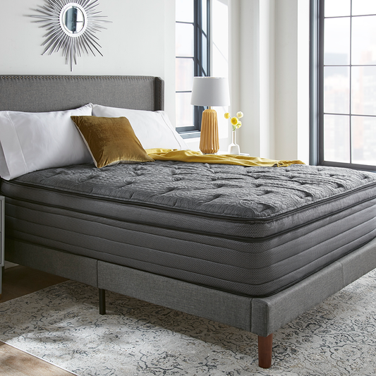 Graphite Faux Euro, Plush (FIS125)
