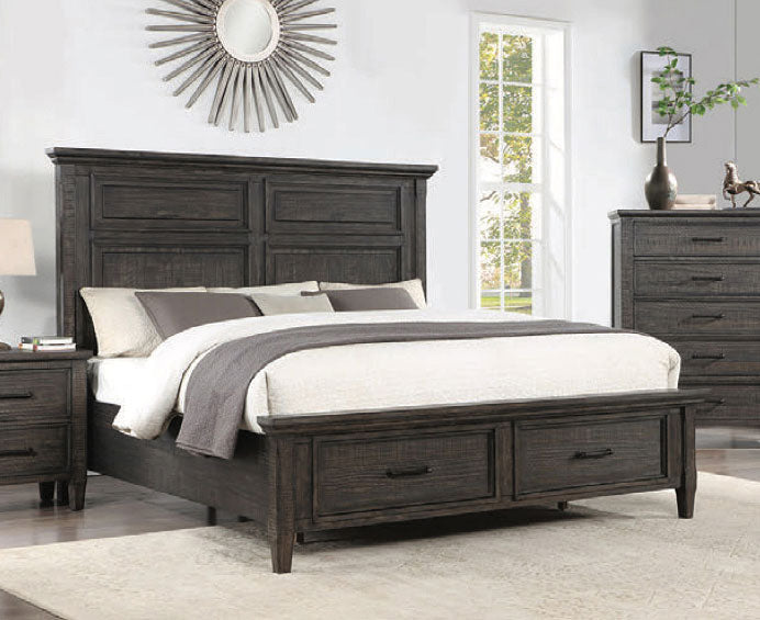 Riverdale Black Queen Panel Headboard