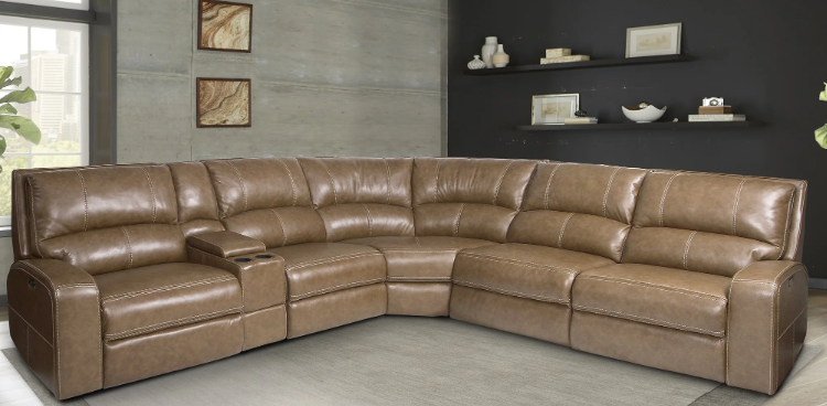 Swift Bourbon Sectional Power Sectional Right Arm Facing Recliner