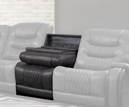 Outlaw Stallion Sectional Armless Chair With Drop Down Table