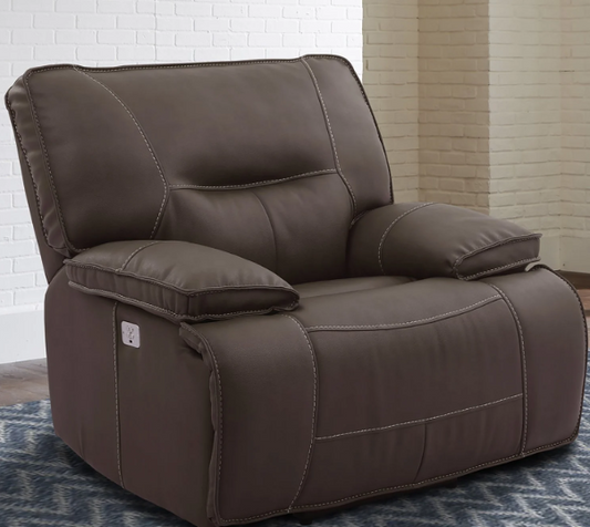 Spartacus Chocolate Power Recliner