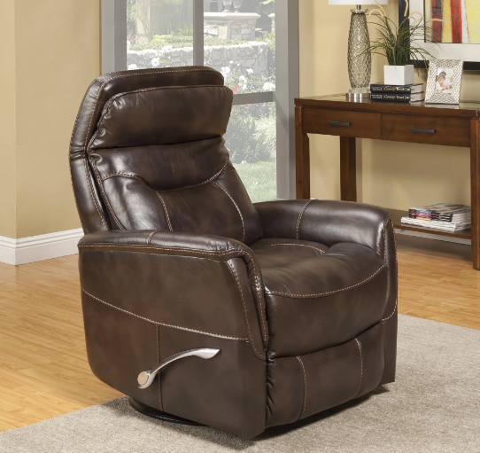 Gemini Truffle Swivel Glider Recliner