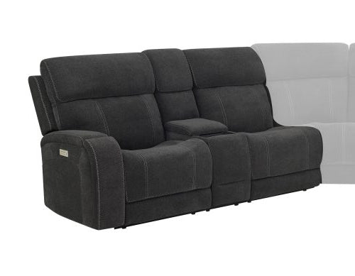 Seattle Sectional LAF Dual-Power Reclining Loveseat w/Wireless Charging Console