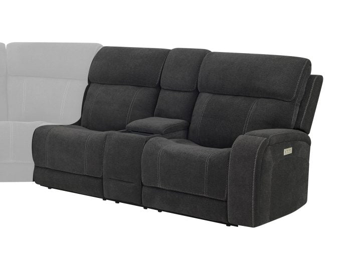 Seattle Sectional RAF Dual-Power Reclining Loveseat w/Wireless Charging Console
