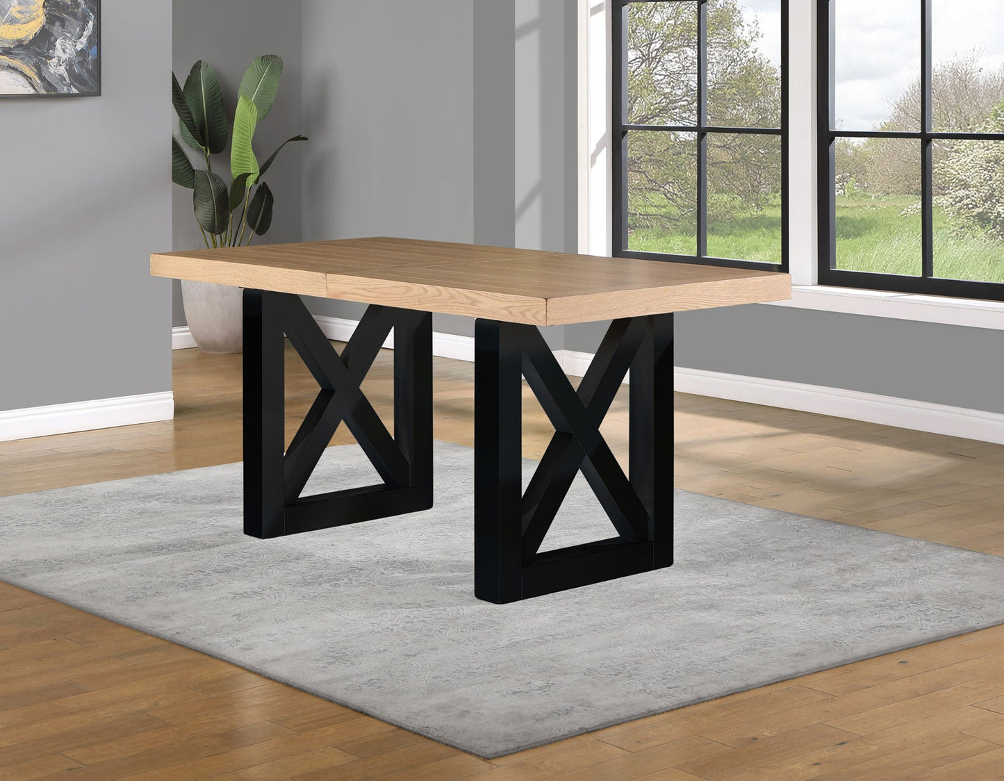 Magnolia Black Counter Table Base
