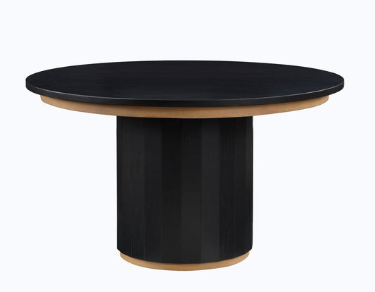 Magnolia Black Round Table Top