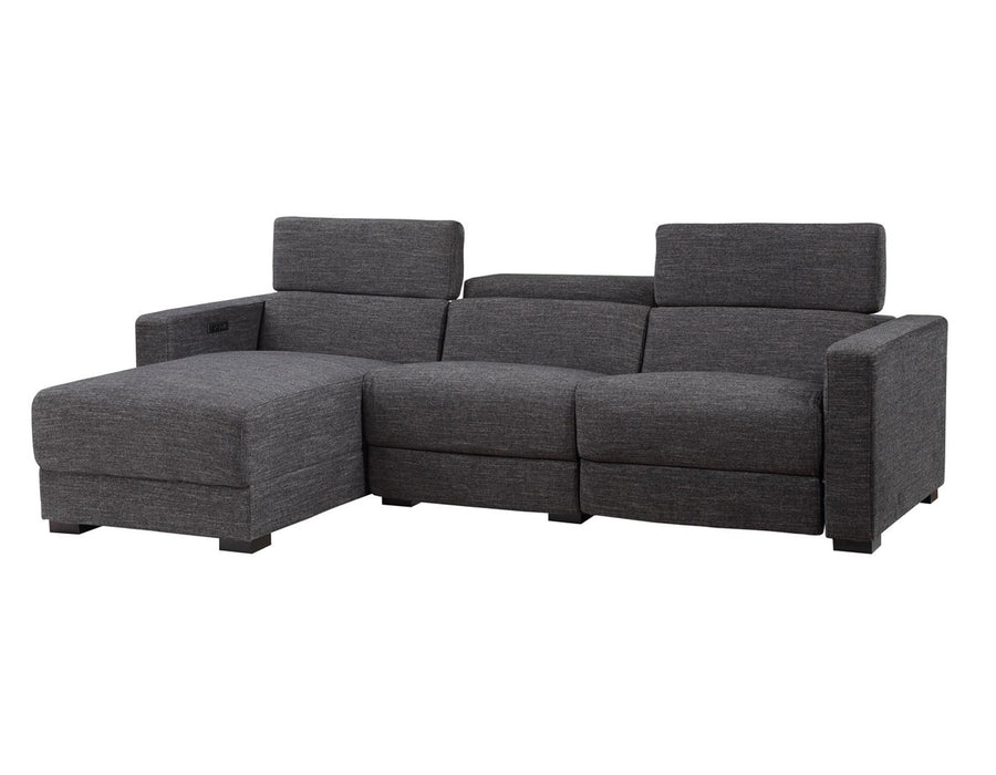 ZARA CHARCOAL RAF DUAL POWER LOVESEAT  (Closeout)