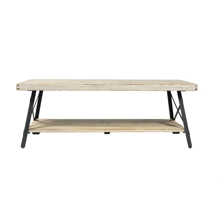 CHANDLER COCKTAIL TABLE-WHITE WASH
