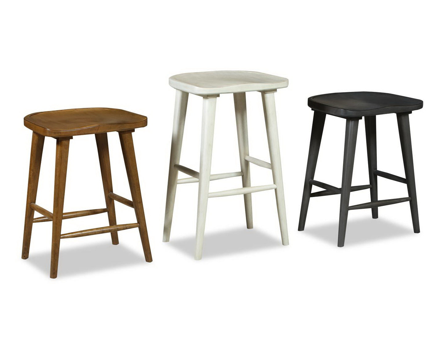 Barstool 24in Natural Tractor Seat Stool