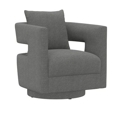 JUDE SWIVEL CHAIR - GRAY