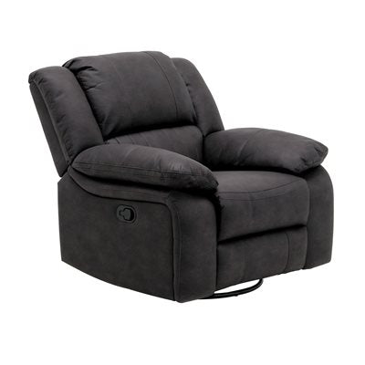 NAVARO  SWIVEL GLIDER RECLINER-BLACK