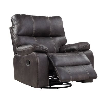 JESSIE JAMES SWIVEL GLIDER RECLINER-GREY