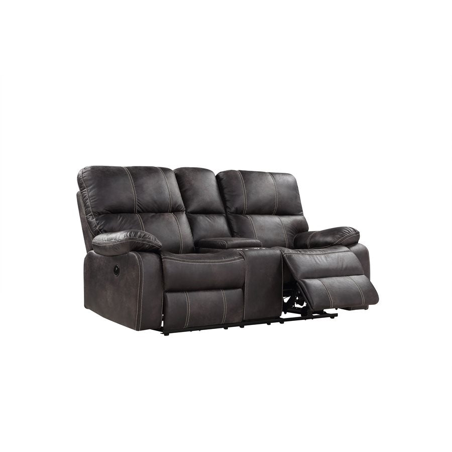 NAVARO POWER SOFA W/USB POWER OUTLET-GREY