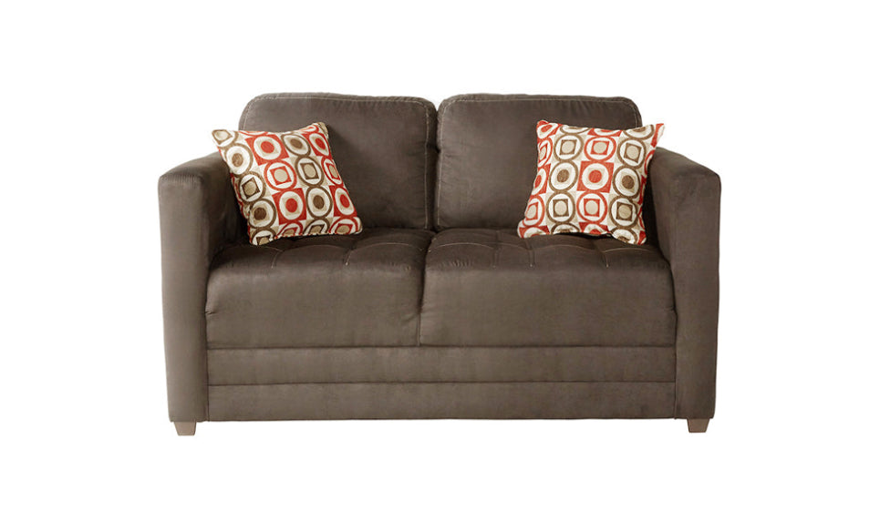 1085 - Sienna Chocolate Godiva Loveseat