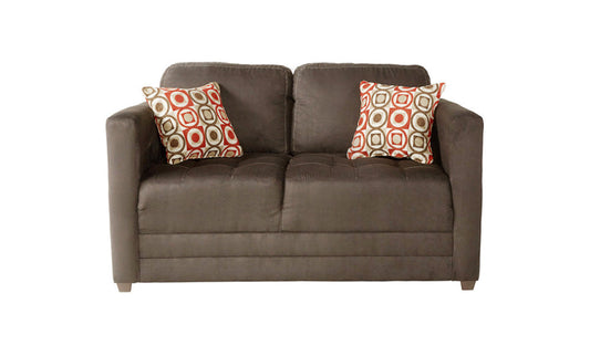1085 - Sienna Chocolate Godiva Loveseat