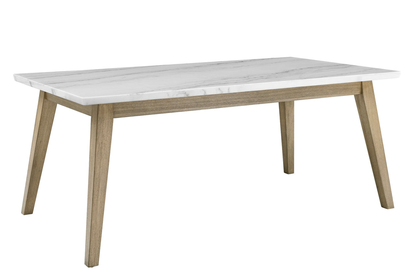 Vida White Marble Top Dining Table