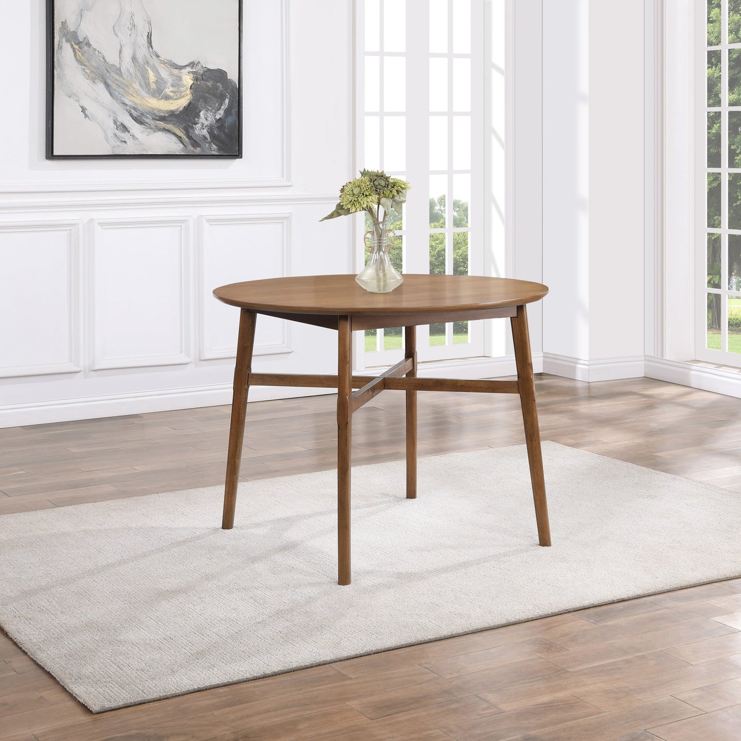 Oslo Brown Round Counter Table
