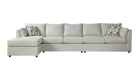 13550 - Robin Eggshell (Sectional) Right Facing CORNER SOFA