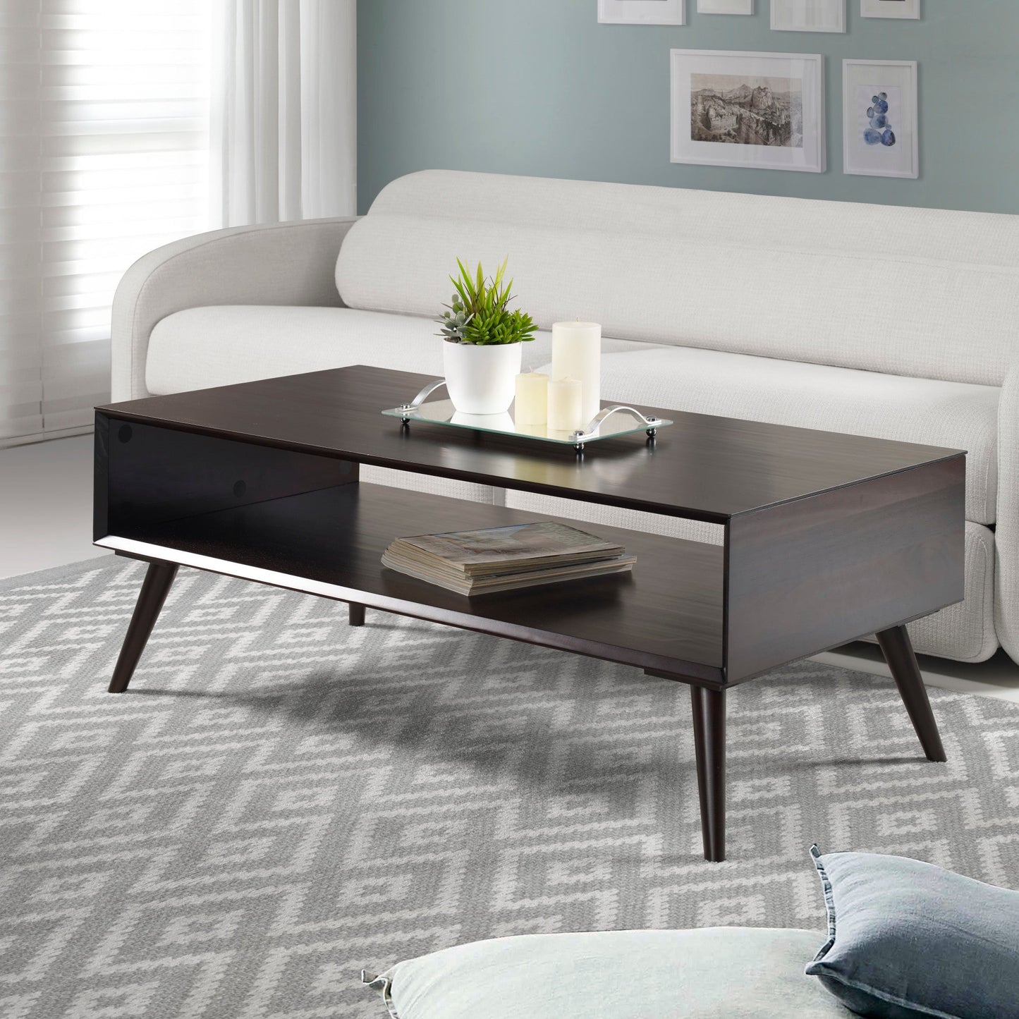 Elin Black Cocktail Table