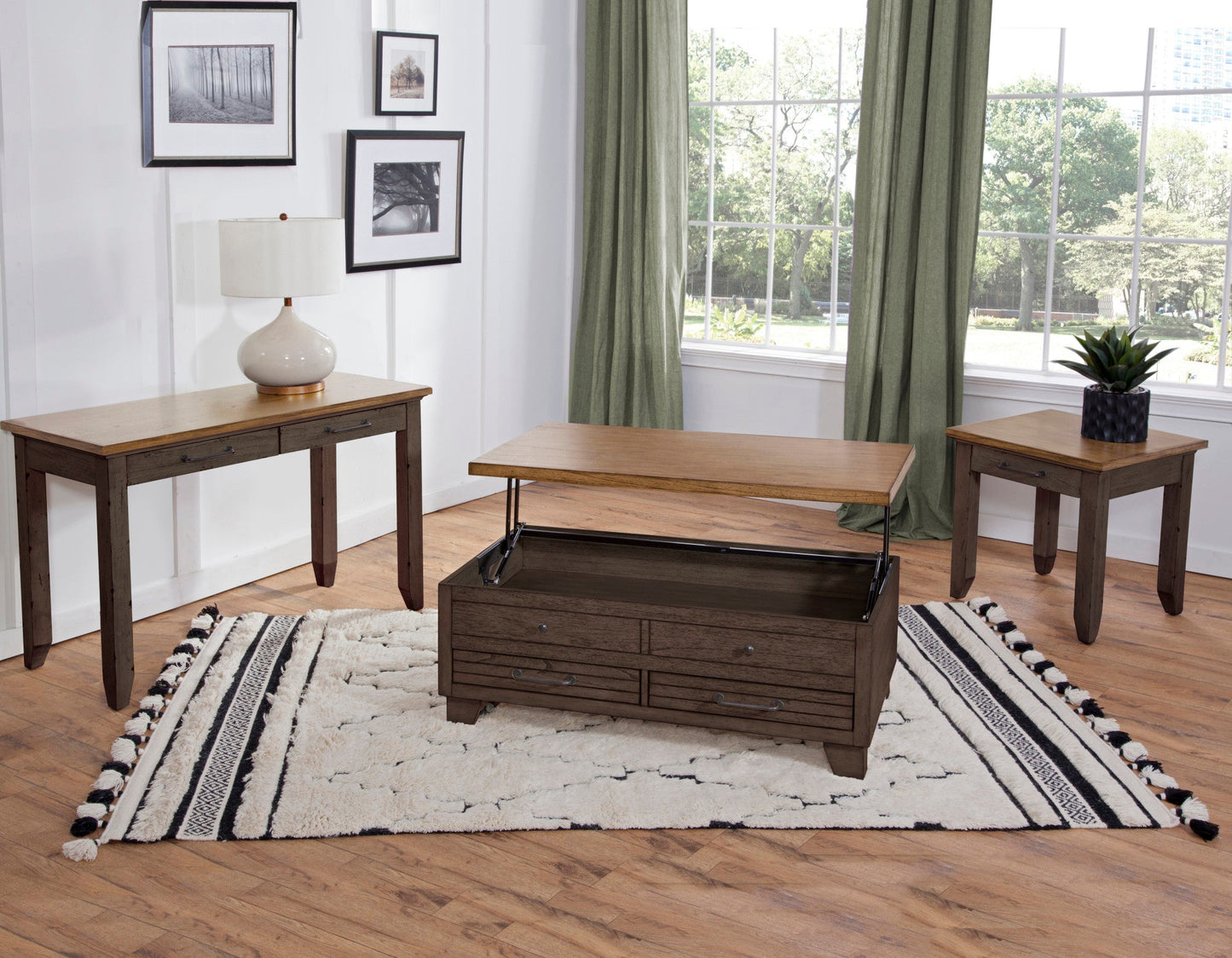 Bear Creek Brown Lift Top W/