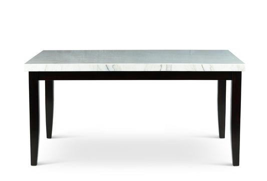 Westby White Marble Top Dining