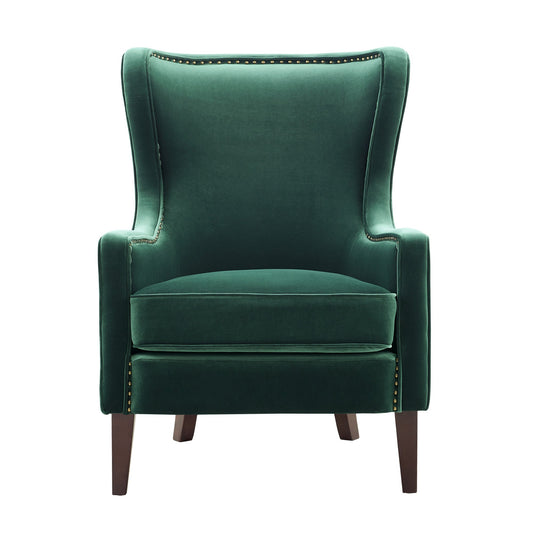 Rosco Velvet Accent Chair w/