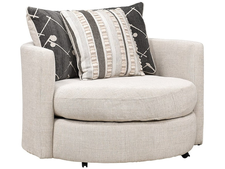 Persia Swivel Chair - Beige
