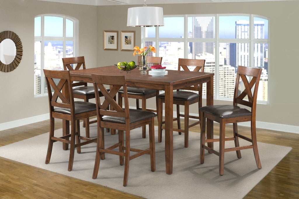 ALEX 7pc. 60in Counter Dining Set