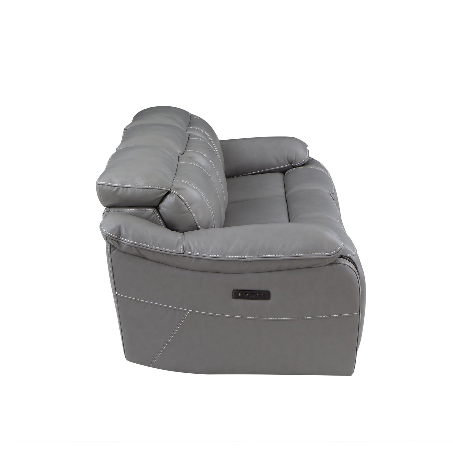 Alpine Leather P/P Sofa Smoke