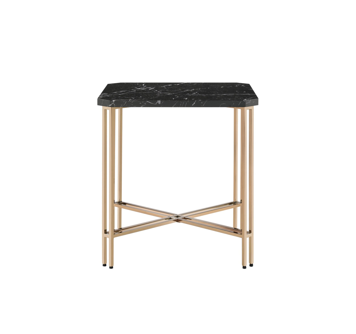 Daxton Faux Marble Top Square