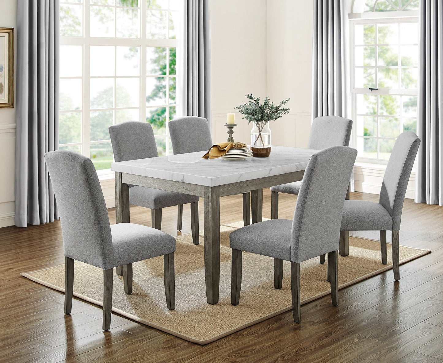Emily 7pc Dining Set