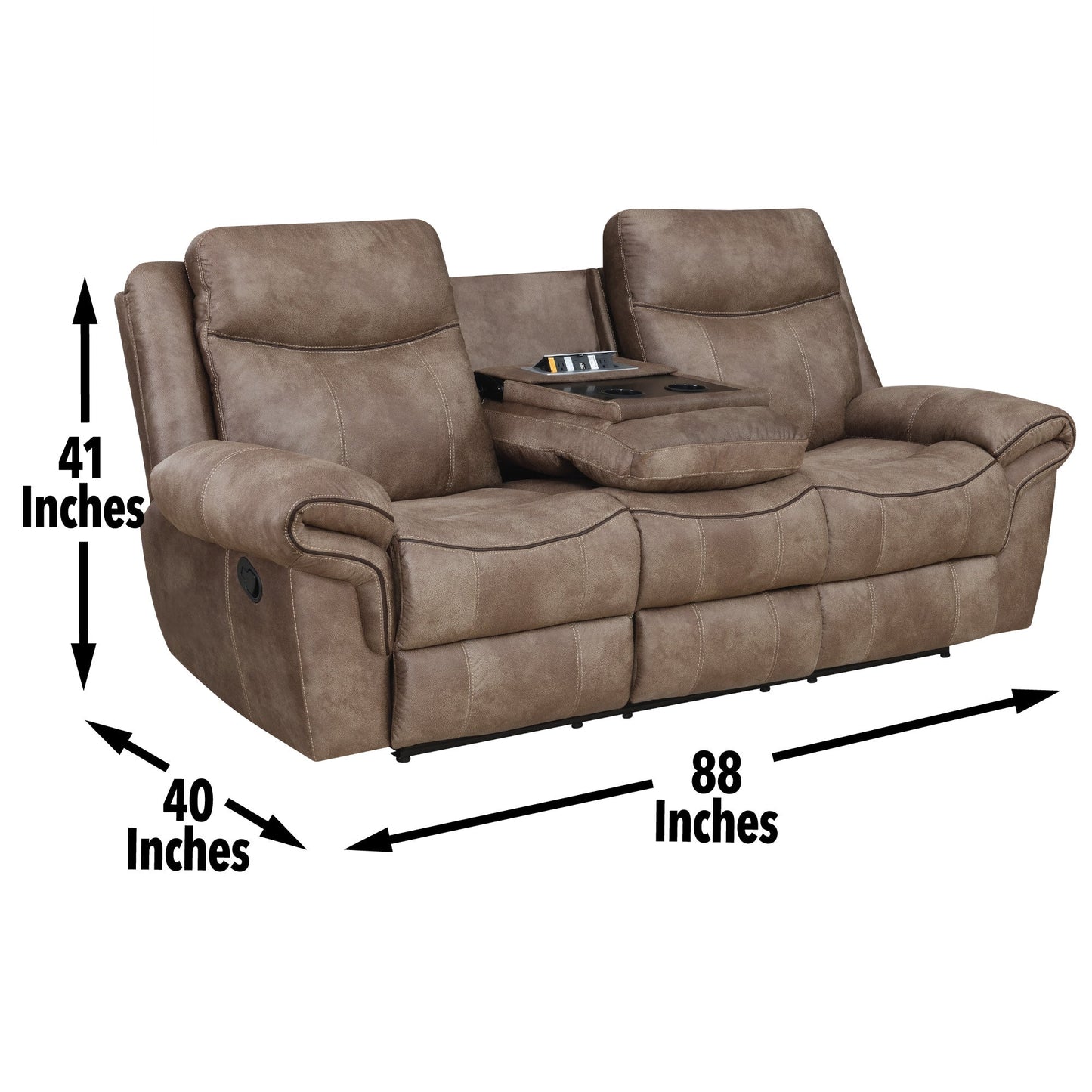 Nashville Recliner Sofa w/ Drp