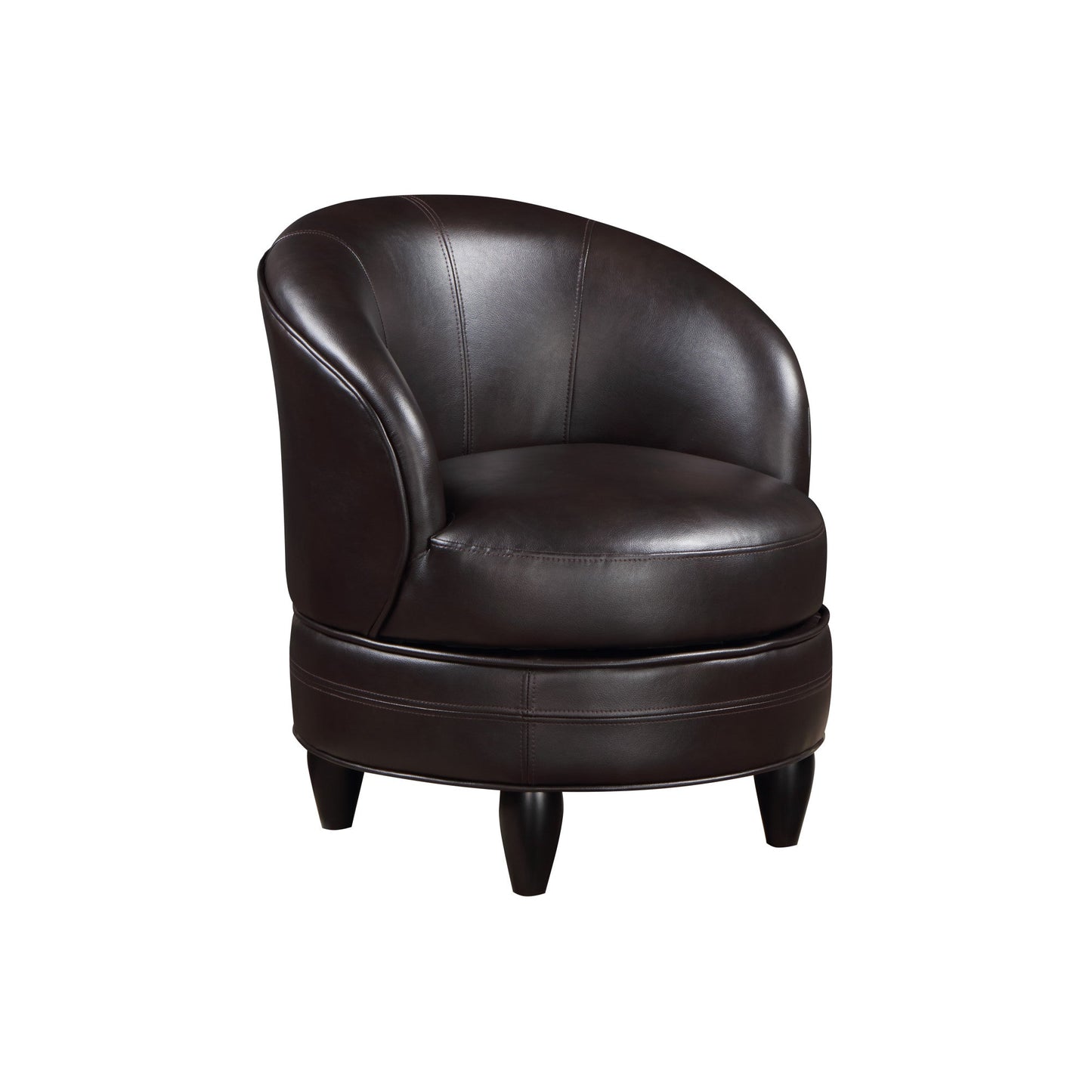 Sophia Accent Chair Brown PU