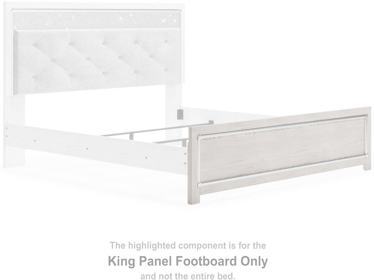 Altyra White King Panel Footboard