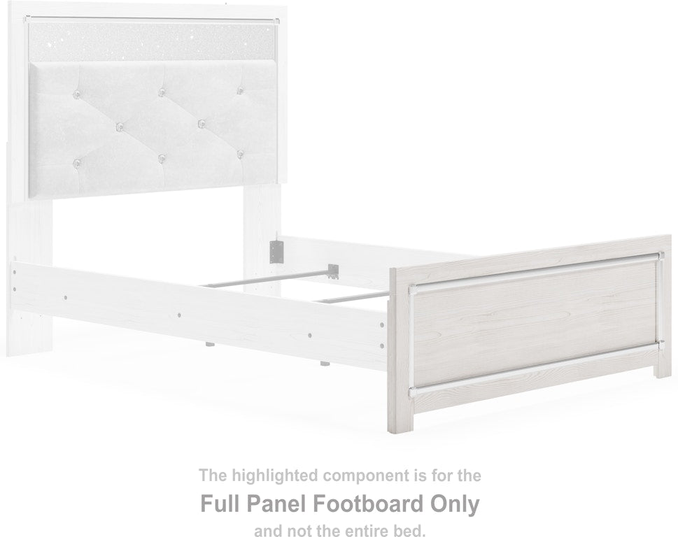 Altyra White Full Panel Footboard