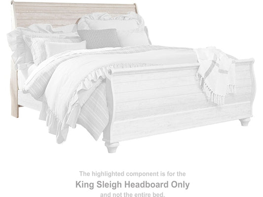 Willowton King Sleigh Headboard