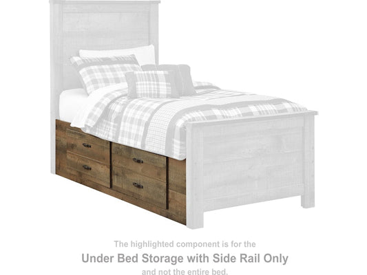 Trinnell T/F Underrbed Storage box w/drawers (includes opposite side rail