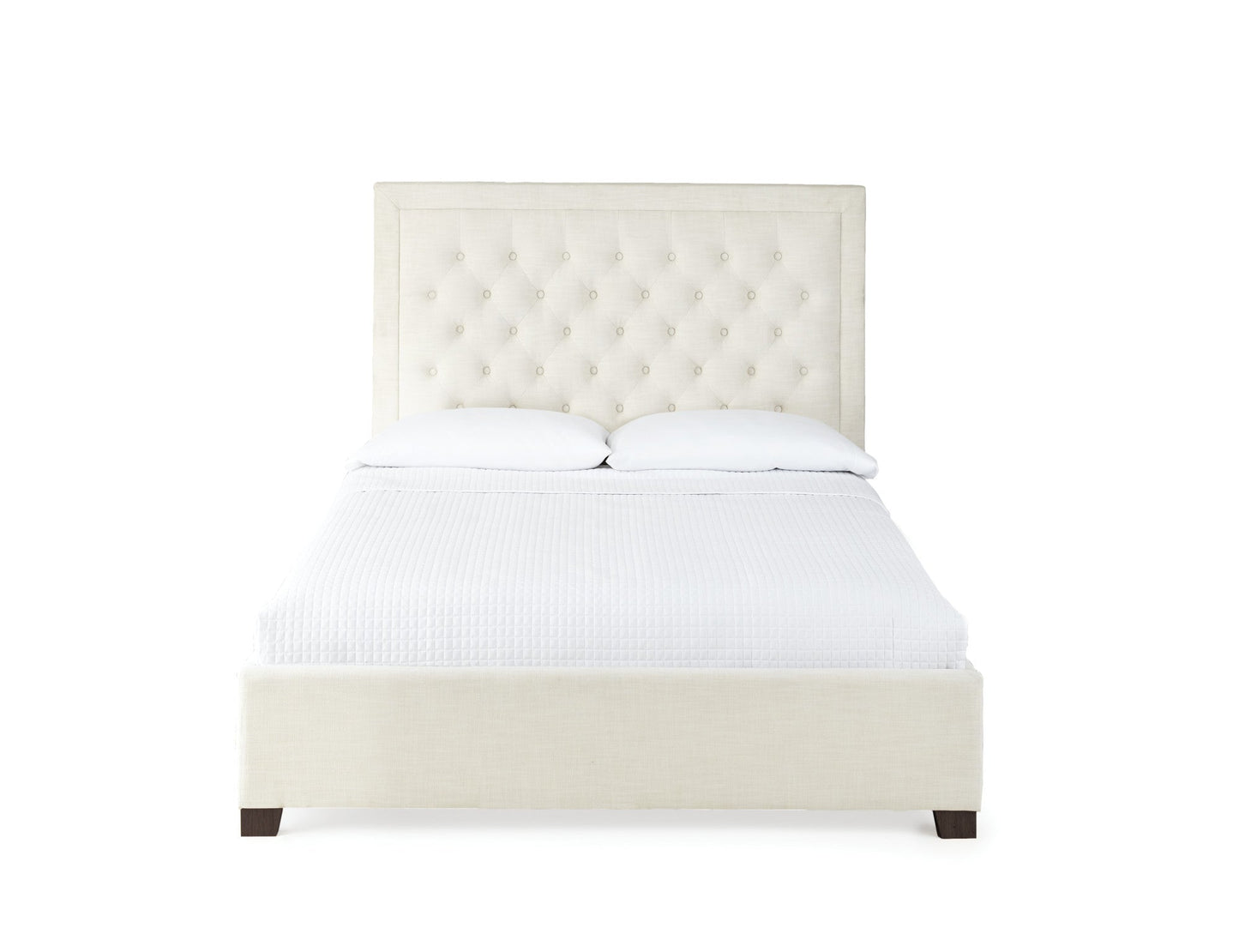 Isadora Queen Bed  White