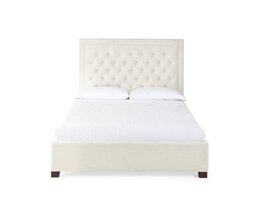 Isadora Queen Bed  White