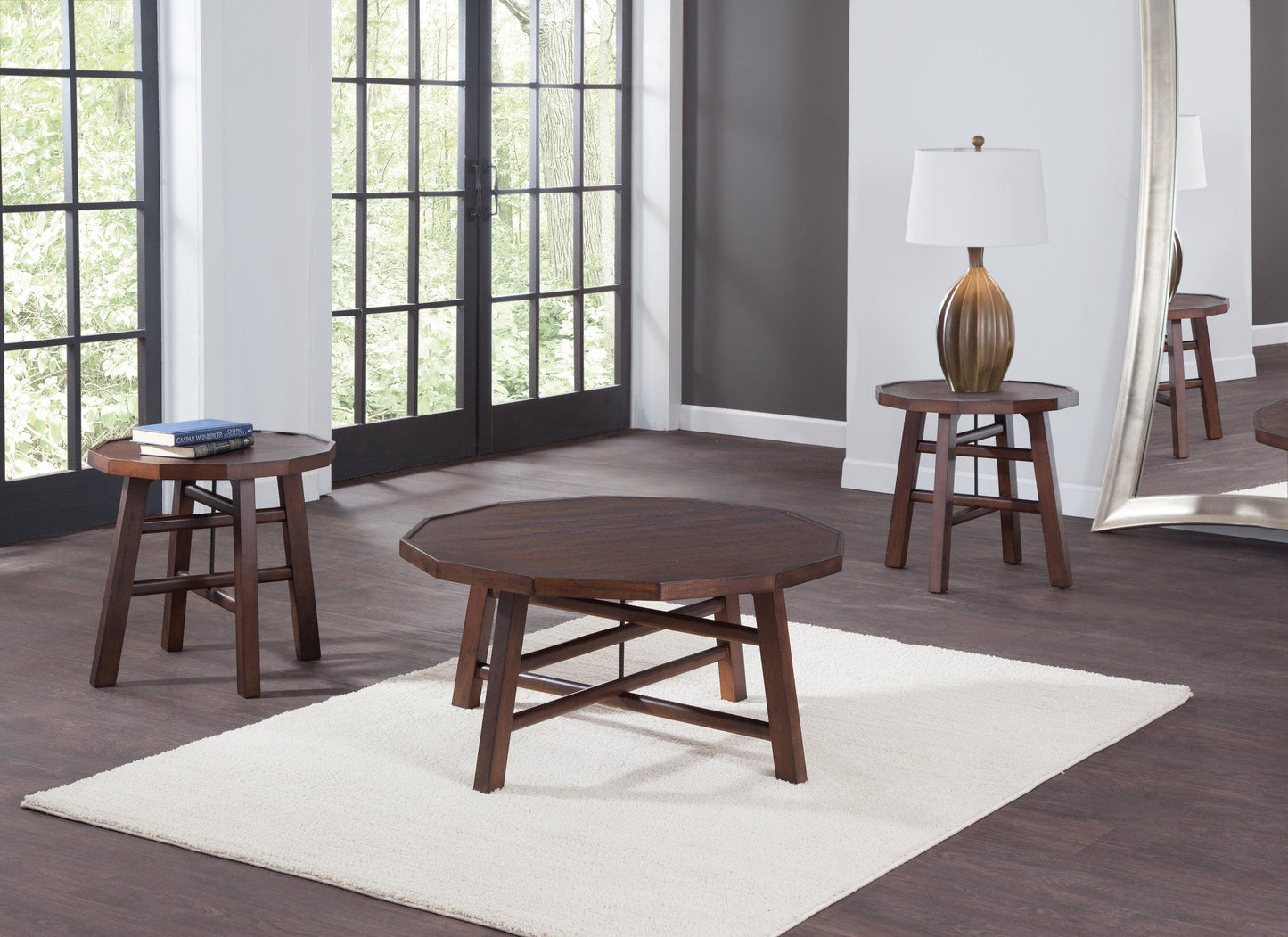 Paisley Cocktail Table Brown