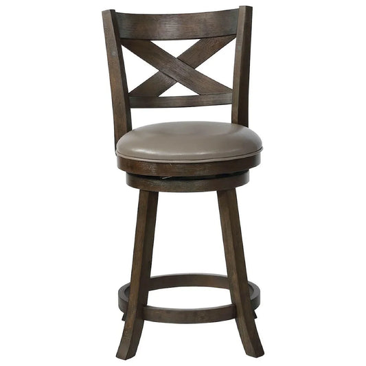 KIPPER GREY SWIVEL PUB STOOL K/D
