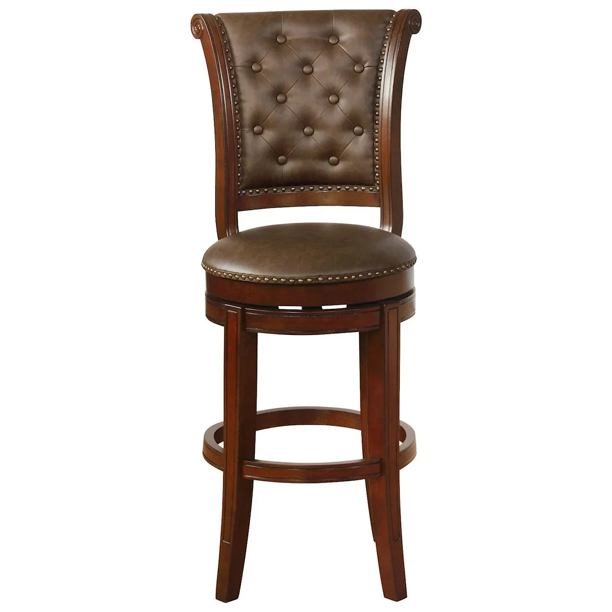 GRANVILLE ESPRESSO SWIVEL BAR HT STOOL K/D