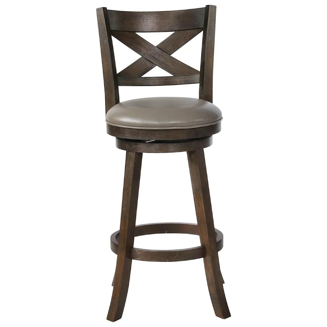 KIPPER GREY SWIVEL BAR STOOL K/D