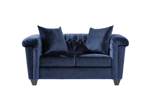 22900 - Lush Navy Loveseat
