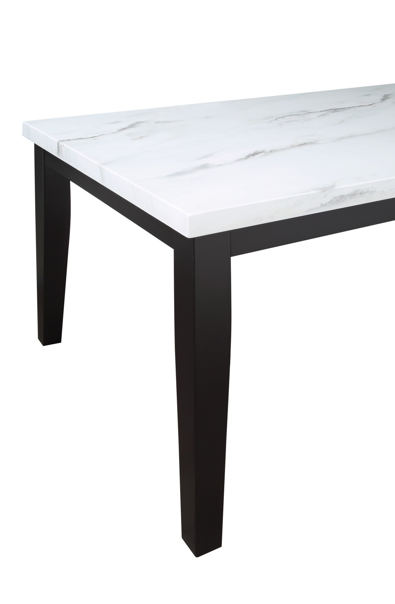 Sterling Faux Marble Top Dining Table
