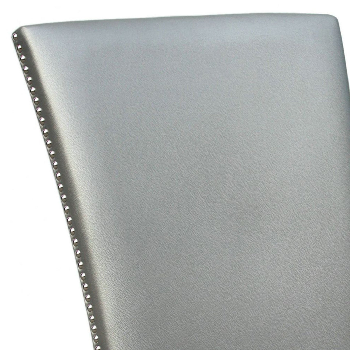 Camila Silver PU Dining chair