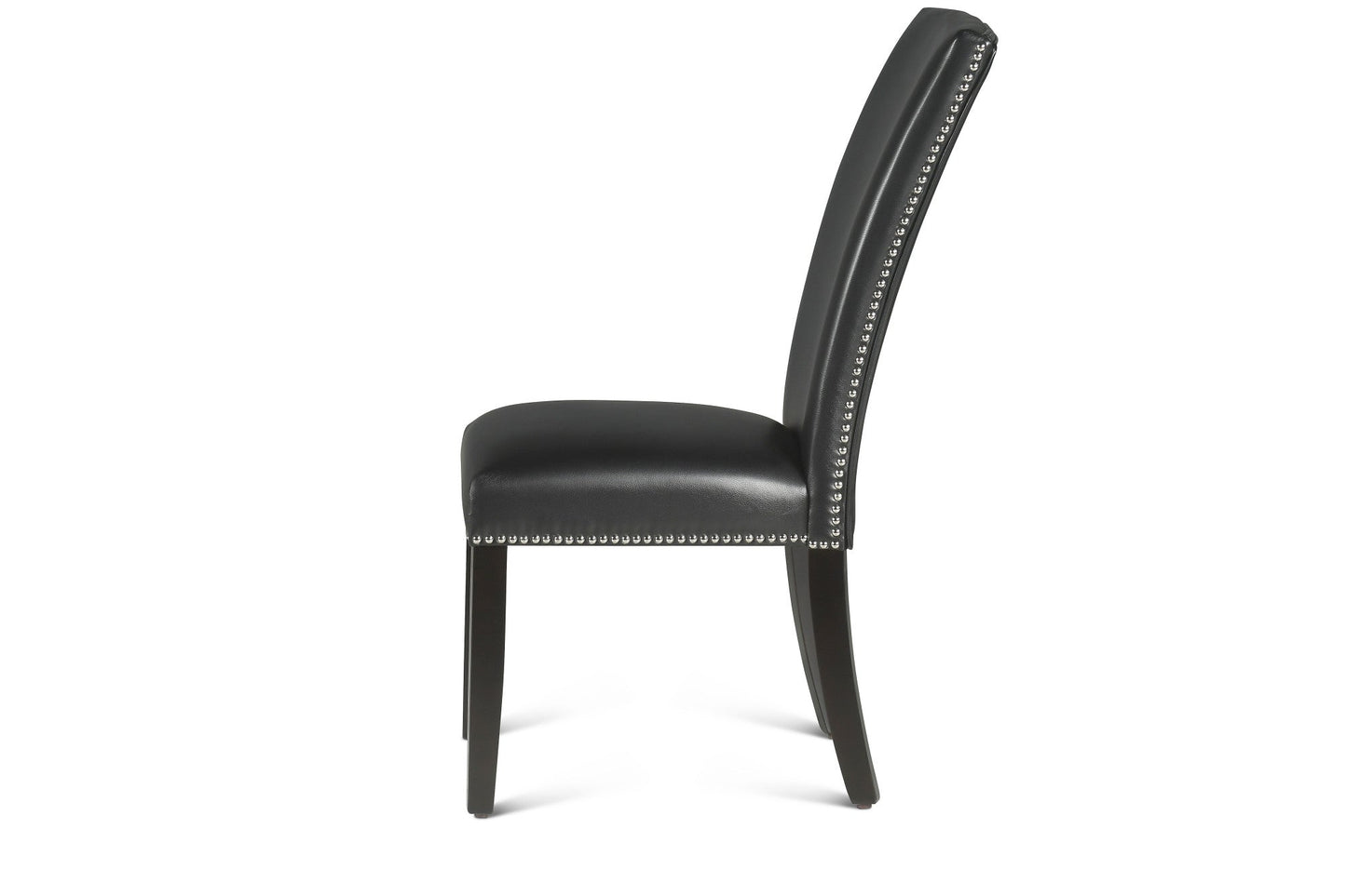 Finley Black PU Side Chair