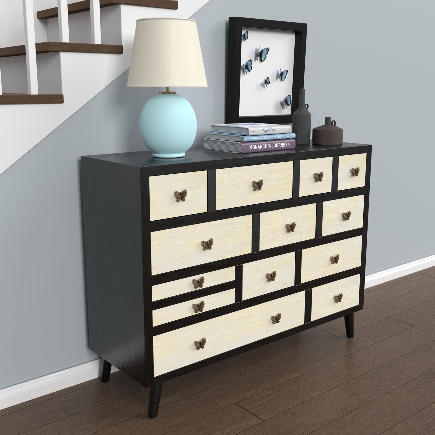 Papillon 13 Drawers Sideboard